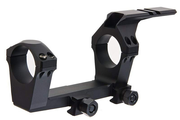 Airsoft Artisan NF Style 30mm One Piece Mount w/ Tactical Ring Rail (CNC Aluminum, Black)