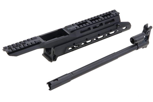 Arron Smith Marui AKM GBBR Airsoft S Style MK2.1 Handguard Rail Kit - Black