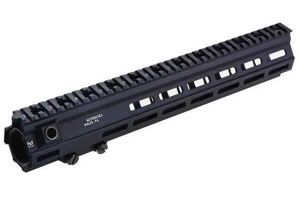 Angry Gun Mlok Handguard for Tokyo Marui NGRS, Umarex/VFC, KWA HK417 Airsoft Series (G Style, 14.5 inch, BK)