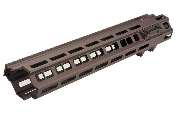 Angry Gun Mlok Handguard for Tokyo Marui NGRS, Umarex/VFC, KWA HK417 Airsoft Series (M110A1 SDMR, 14.5 inch, DDC)