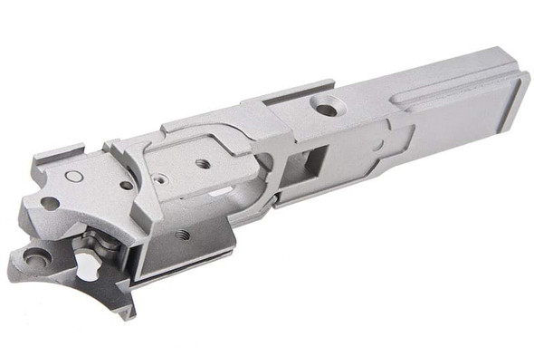 Guarder Tokyo Marui Hi Capa 5.1 GBB Frame (Aluminum, Standard, No Marking, Silver)