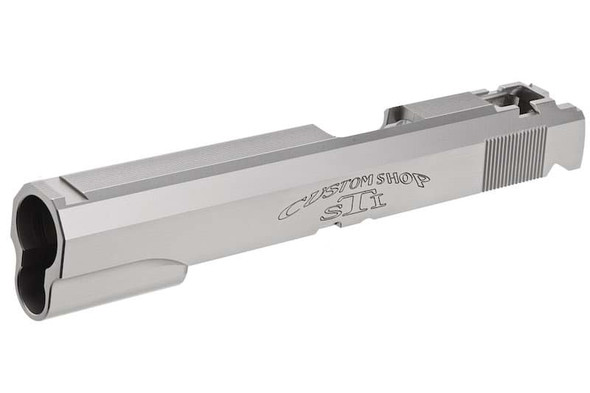 Guarder Tokyo Marui Hi Capa 5.1 Slide w/Light Weight Nozzle Housing (Stainless CNC, STI Custom, Silver)