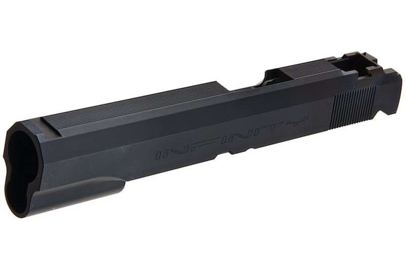 Guarder Tokyo Marui Hi Capa 5.1 GBB Slide w/Light Weight Nozzle Housing (Steel CNC, Infinity, Black)