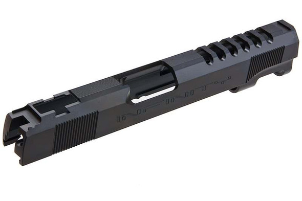 Guarder Tokyo Marui Hi Capa 5.1 Gold Match Slide w/Light Weight Nozzle Housing (Steel CNC, Infinity, BK)