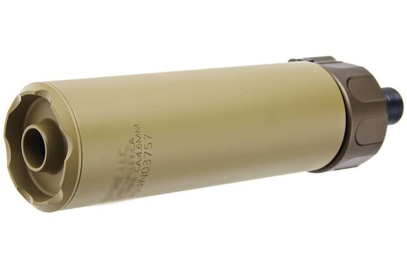 GK Tactical SOCOM46-Mini Silencer for Tokyo Marui MP7 AEG / GBB - TAN