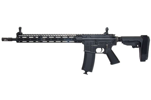 EMG Troy Industries SOCC Airsoft M4 Airsoft AEG Rifle (15inch RIS, Black, by King Arms)