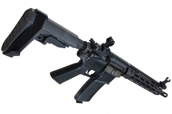 EMG Troy Industries SOCC Airsoft M4 AEG Rifle (10.5inch RIS, Black, by King Arms)