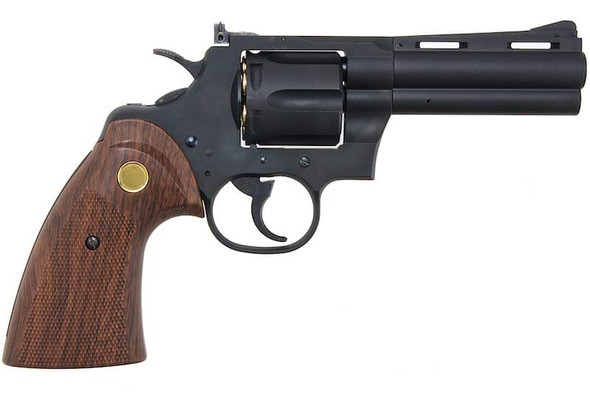 King Arms Python.357 Gas Airsoft Revolver (Version II, 4 inch, Black)