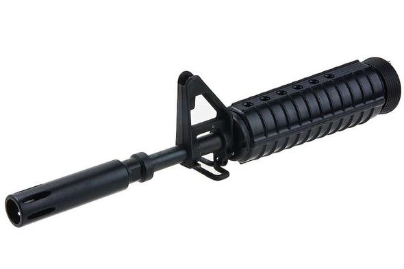 Angry Gun MWS Outer Barrel Front Set - XM177E2 Style (Steel, Black)