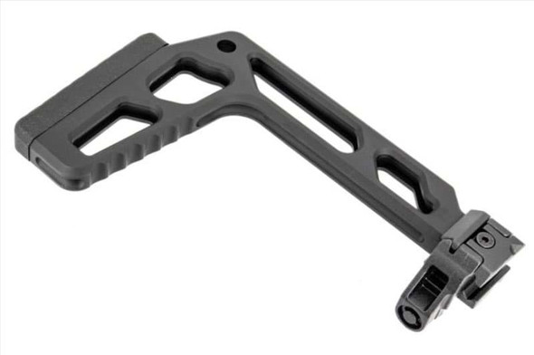 Airsoft Artisan Shorter Folding Style Stock for SIG Sauer MCX / M1913 20mm Rail (BK)