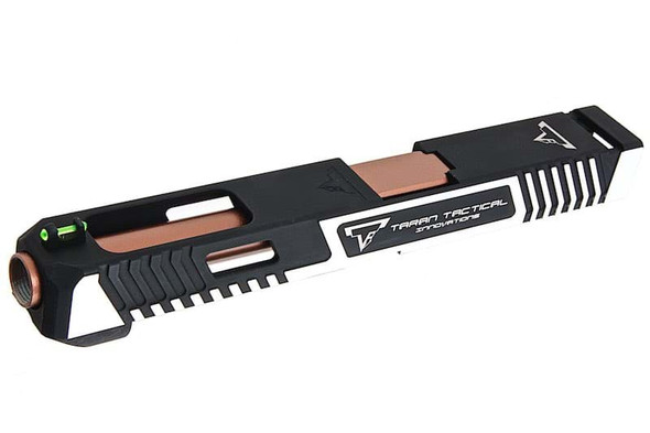 EMG TTI Combat Master G34 Slide Kit for VFC Glock17 Gen 4 GBB Airsoft Pistol - BK/SV