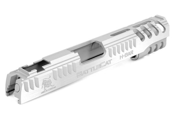 Airsoft Masterpiece Slide 5.1 (Limcat 'Battlecat') for Tokyo Marui Hi Capa / 1911 GBB - Titanium Grey