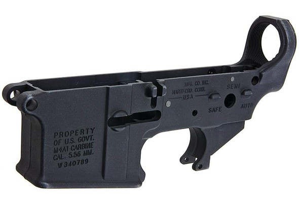 Z-Parts Tokyo Marui M4 MWS Forged Lower Receiver - Black (CNC)