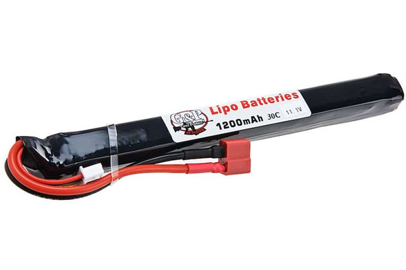 G&P Lipo Battery 11.1v 1200mAh (30C) (AK Stick Type, T-Deans Plug)