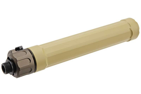 5KU Ryder9 Suppressor for CYMA MP5 Series (Come with CYMA Spec Flash Hider) - TAN