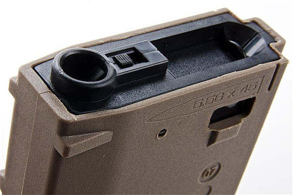 DMAG ( D-DAY ) M4 20 / 180Rds Hi-Cap Wheel EMM Short AEG Magazine - Tan