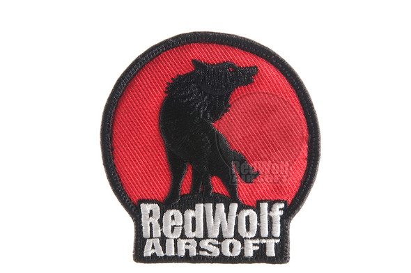 Redwolf Logo Hook and Loop Patch (Red & Black)