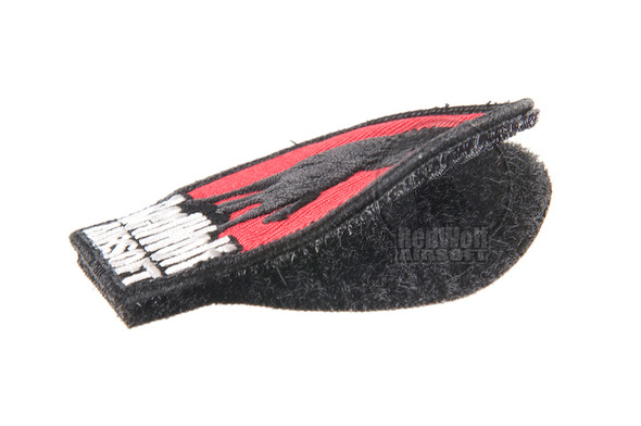 Redwolf Logo Hook and Loop Patch (Red & Black)