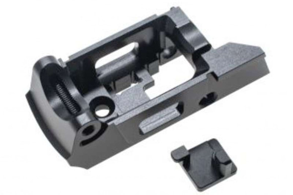 COWCOW Technology Action Army AAP01 GBB Airsoft Enhanced Trigger Housing (Aluminum, Black)