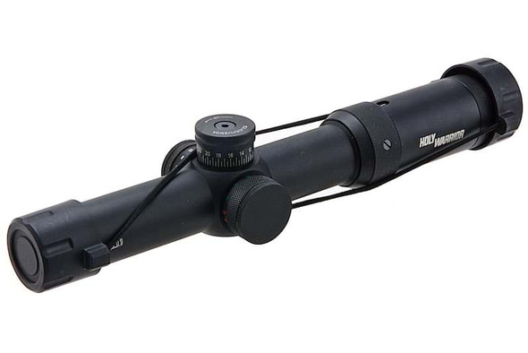 HOLY WARRIOR HWO ADC 1-5x24 HD Airsoft Rifle Scope - Black