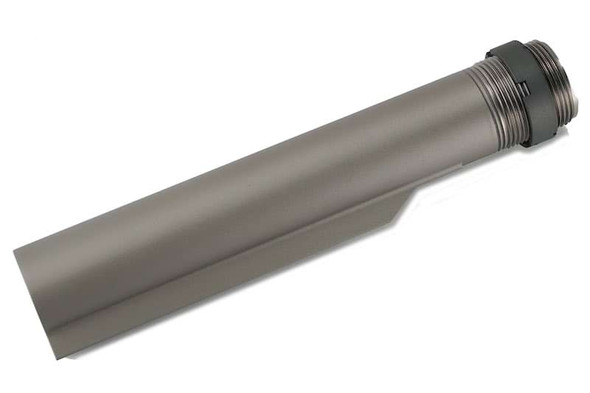 BJ TAC M4 GBBR Buffer Tube (6 Position) - Compatible with Tokyo Marui MWS / VFC / GHK M4 - Gray