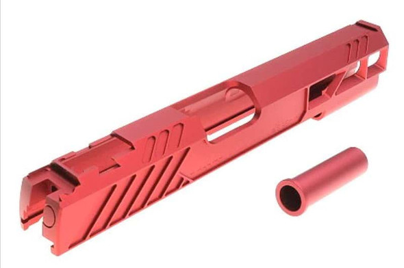 Dr. Black Tokyo Marui Hi Capa 5.1 GBB Slide (Type 507, Aluminum, Red)