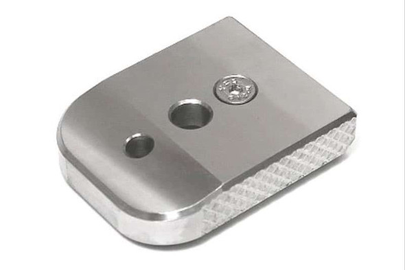 Dr. Black Tokyo Marui Hi Capa GBB Magazine Base (Steel, Silver)