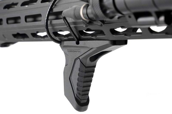 Strike Industries LINK Angled HandStop with Cable Management System (M-LOK and KeyMod Compatible)- FDE