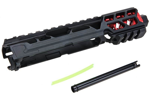 CTM TAC Action Army AAP01 FUKU-2 Upper Set - Short Cutout Version (CNC Aluminum, BK/RD)