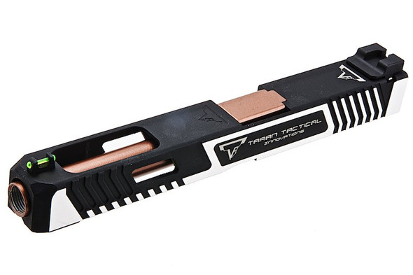 EMG TTI Combat Master G34 Slide Kit for Tokyo Marui / APS G17 GBB Airsoft Pistol - BK/SV