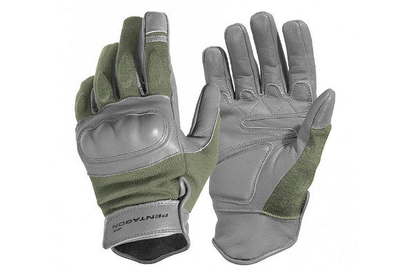 Pentagon Storm Military Gloves Enhanced Version (Medium) - Olive