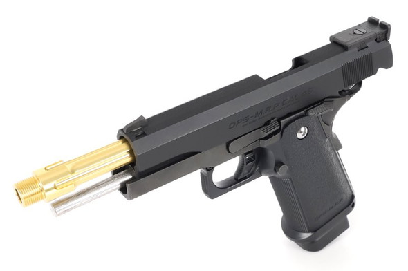 Nine Ball Tokyo Marui Hi Capa 5.1 GBB TDC Threaded Outer Barrel - Blue