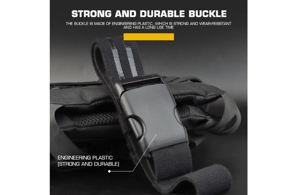 WoSport Tactical Elastic Anti-Slip Thigh Belt (for Leg Hanging) - Black