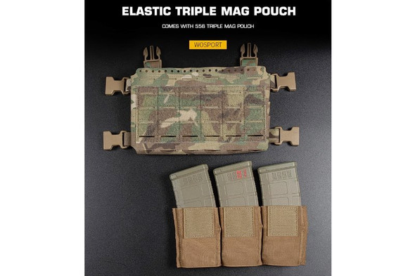WoSport MK5 Tactical Chest Rig - Coyote Brown