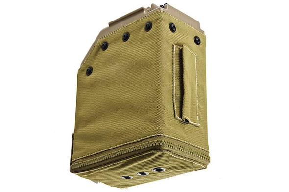 Lambda Defense MK48 LMG AEG Drum Magazine (5000 rounds) - Tan