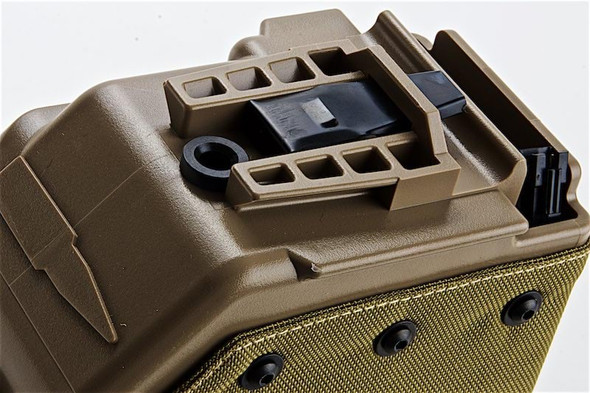 Lambda Defense MK48 LMG AEG Drum Magazine (5000 rounds) - Tan