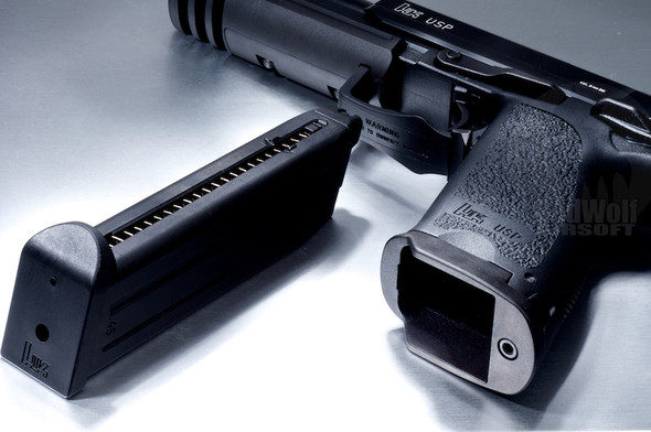 Umarex USP .45 Match Metal Slide Green Gas Airsoft Pistol (by KWA)