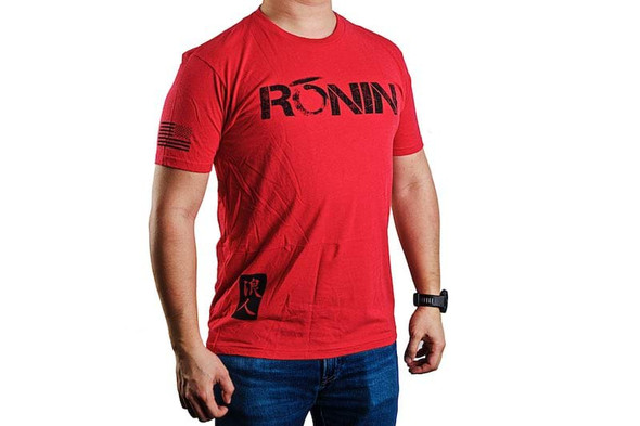 Ronin Tactics 'Bushido' T-Shirt (Fire Red - Limited Edition, L Size)