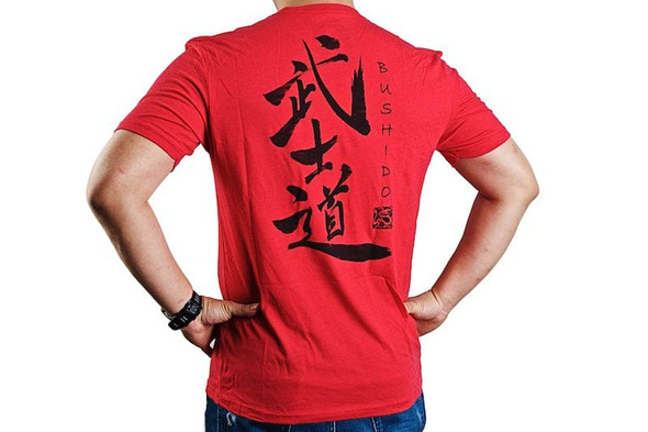Ronin Tactics 'Bushido' T-Shirt (Fire Red - Limited Edition, L Size)