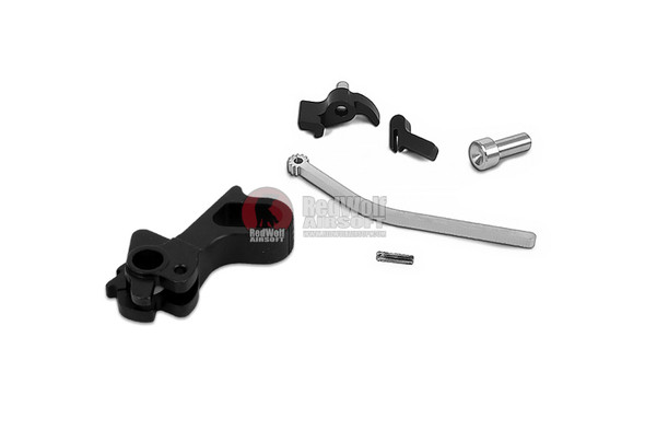 Airsoft Masterpiece CNC Steel Hammer & Sear Set for Tokyo Marui Hi-Capa GBB (STI DVC) - Black