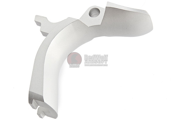 Airsoft Masterpiece Steel Grip Safety (Type 4 Design) for Tokyo Marui 1911 GBB - Matt Silver