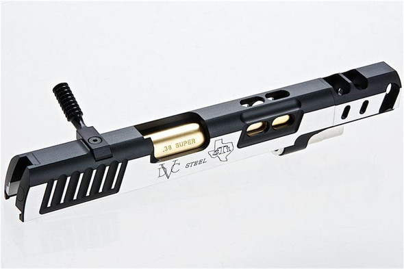 Airsoft Masterpiece Open Slide (S Style DVC) for Tokyo Marui Hi Capa - 2 Tone Slide w/2 Tone Comp (6inch)