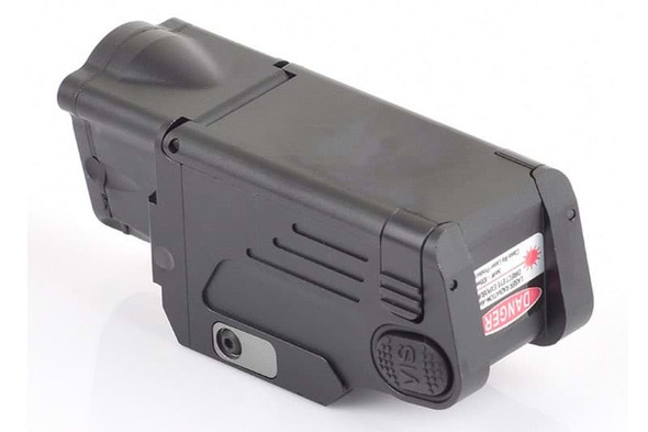 WADSN SBAL PL Pistol Weapon LED Light with Red Laser - Black
