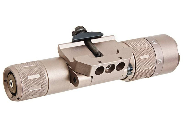 WADSN WMX200 Flashlight / Weapon Light with Switch & Rotational Fold Mount - DE