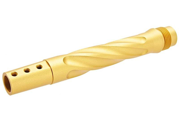 TTI Airsoft TP22 GBB Airsoft Fluted Outer Barrel - Gold