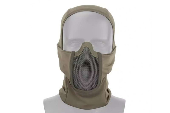 WoSport Balaclava Quick Dry with Protective Steel Mesh Face Mask - OD