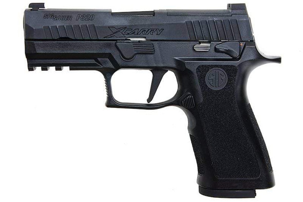 SIG SAUER P320 XCARRY Green Gas Airsoft Pistol - Black (by SIG AIR & VFC) - 6mm
