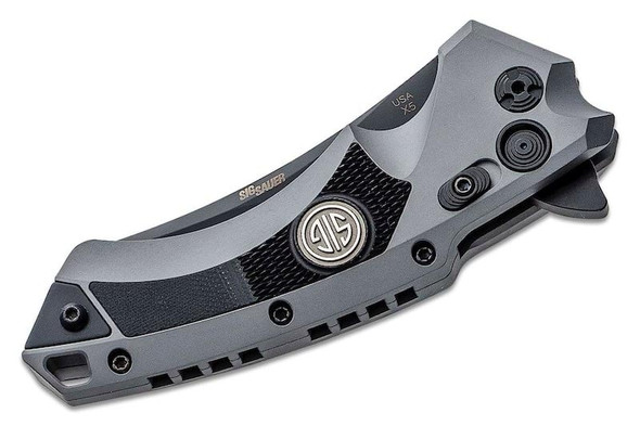 SIG SAUER X5 Tactical Button Lock Pocket Knife (36562) (by Hogue)