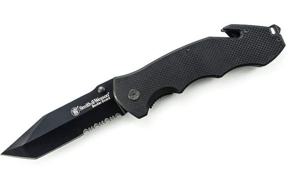 Smith & Wesson Border Guard Tanto Folding Knife (SWBG6TS)