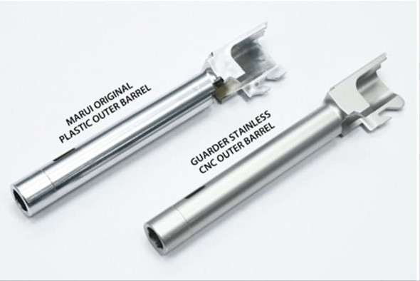 Guarder Tokyo Mauri M&P9L GBB Airsoft Outer Barrel (Stainless, 9mm)